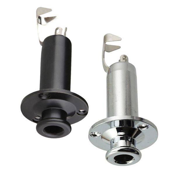 

input socket for 1/4 \"brass 2 pin output for electric bass