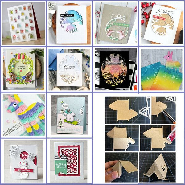 

multi-piece set edges frame metal cutting dies scrapbooking decor paper cards