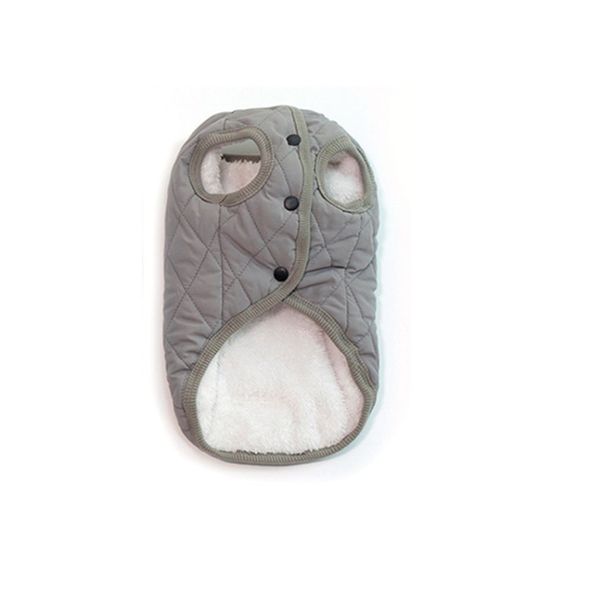 

dog vest winter warm quilted winter dog clothes fur hood dog coat adjustable elastic belly pitbull jacket