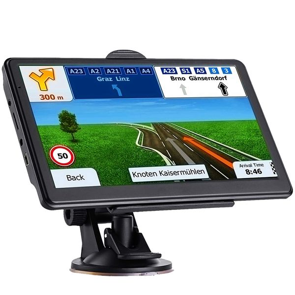 

gps navigation 7 inch hd universal gps smart voice reminder 8 gb rom 256 mb global navigation satellite system - map car dvd