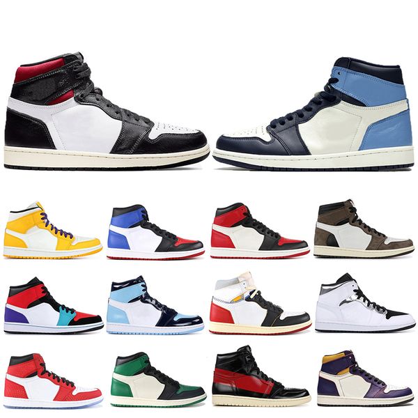 

r new obsidian travis scotts high og gym red 1 basketball shoes spiderman unc 1s 3 phantom mens trainers sports designer sneakers