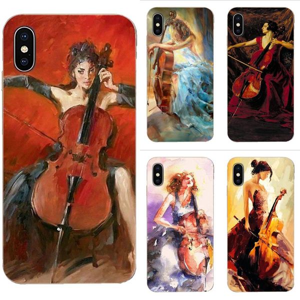 

custom soft call box for sony xperia z z1 z2 z3 z4 z5 compact mini m2 m4 m5 t3 e3 e5 xa xa1 xz premium painting girl play the o