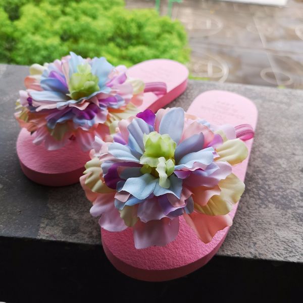 

hahaflower летняя женская обувь плоские тапочки 1.5 см пляжные шлепанцы пляжные тапочки для женщин дамы бесплатная доставка, Black