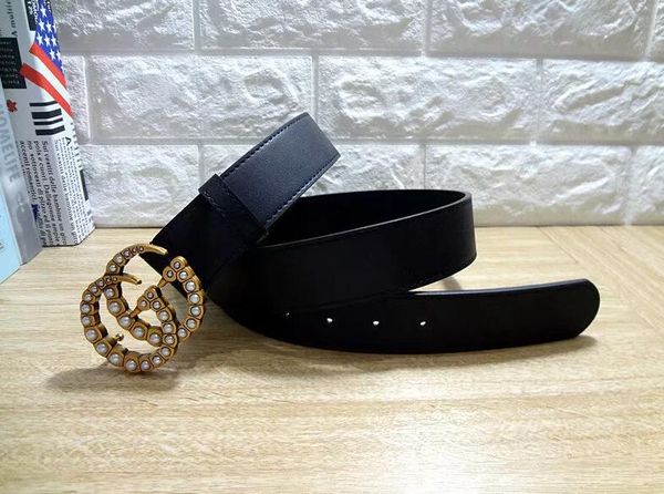 

selling new mens womens black belt genuine leather business belts pure color belt snake pattern buckle belt for gift 376, Black;brown