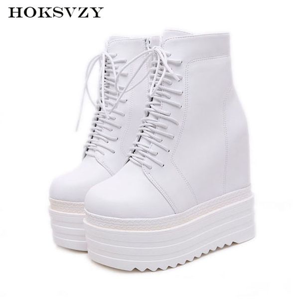 

2019 new women fashion platfrom boots fashionable women's shoes muffins thick soles sloping boot high-heeled boots jxq-888-33, Black