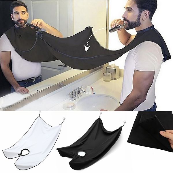 

shave apron solid color men bathroom beard trimming apron hair shave apron styling tools home salon tool bathroom accessories other househo