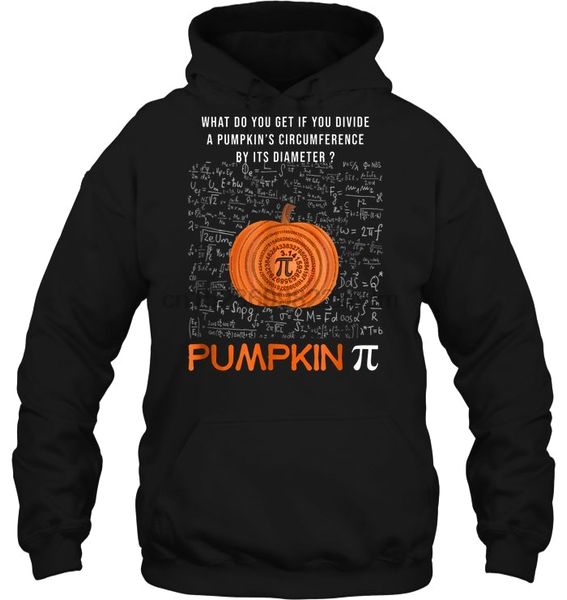

men hoodie pumpkin pi math teacher halloween version2 women streetwear, Black