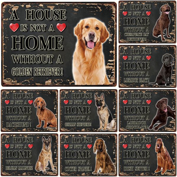 

metal sign poster 20x30cm retro mini bus tin sign vintage dog metal plate painting classical iron painting wall decoration for dog