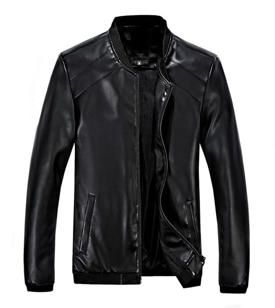 

new winter fashion men's coat, men's jackets, leather jacket ing, Black