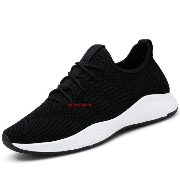 

summer new trend mens lightweight flying woven breathable casual shoes student sports large size running shoes with