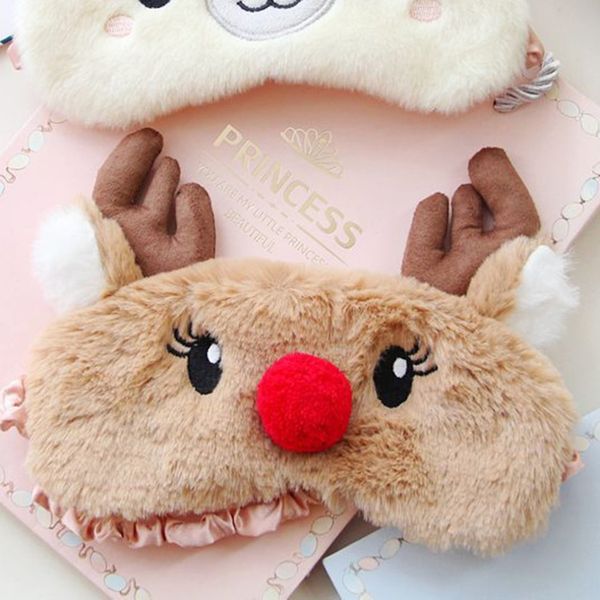 

kawaii cute cartoon design breathable sleeping eye mask soft padded sleep travel shade cover rest relax sleeping blindfold