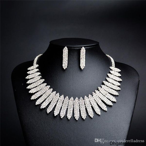 

luxury 2020 silver women necklace for bridal jewelry accessories women party birthday christmas gifts necklace cpa1879, White