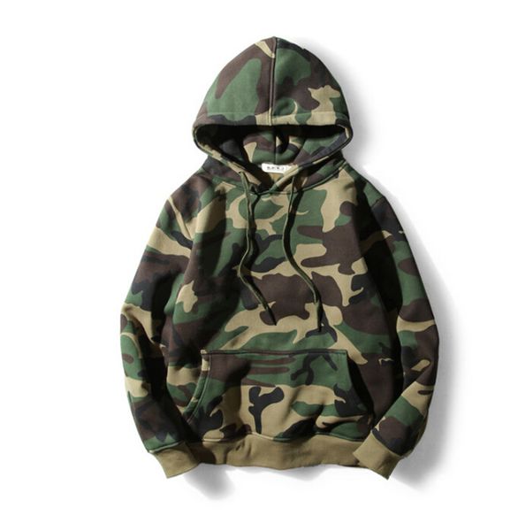 

autumn and winter hoody new camouflage wear men's brand loose long sleeve hoodies women, Black