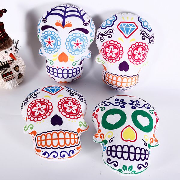 

halloween decoration karma living pillow dia de los muertos day of the dead sugar skull halloween festival party supplies gift