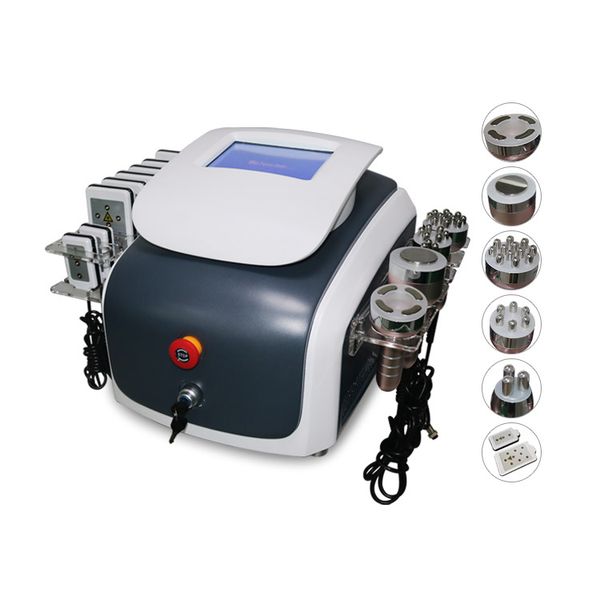 

selling 40khz 6 in 1 laser cavitation rf face lifting cavitation body slimming fat removal machine