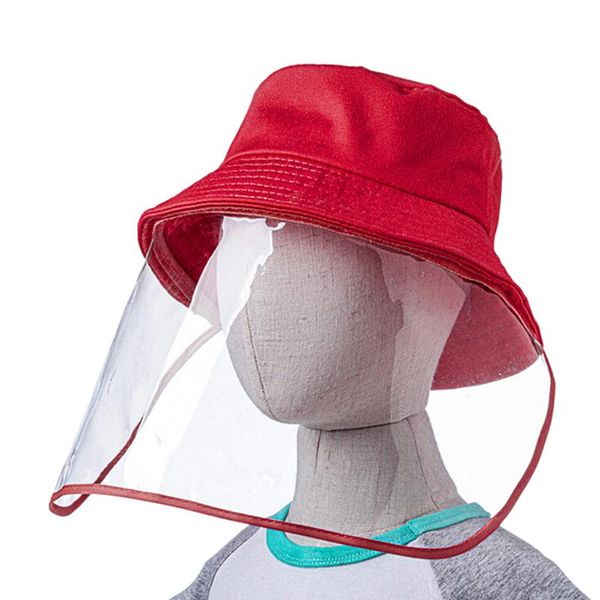 

kids boys girls anti-spitting protective hat dustproof cover fisherman cap hat effectively isolates saliva carrying 2-8 year old, Yellow