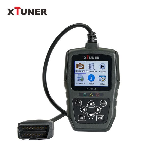 

xtuner am1011 obdii/eobd plus code reader update online with multi-language