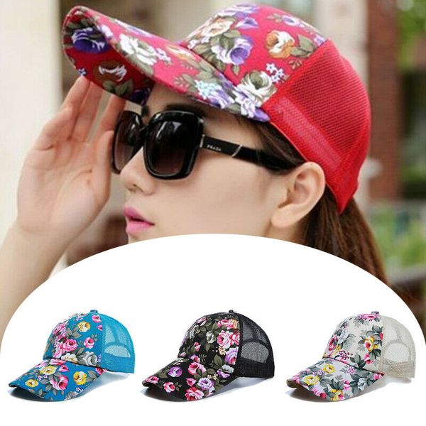 

summer new men women printed breathable comfortable and adjustable baseball visor sun cap snapback hat hip-hop fashion caps, Blue;gray