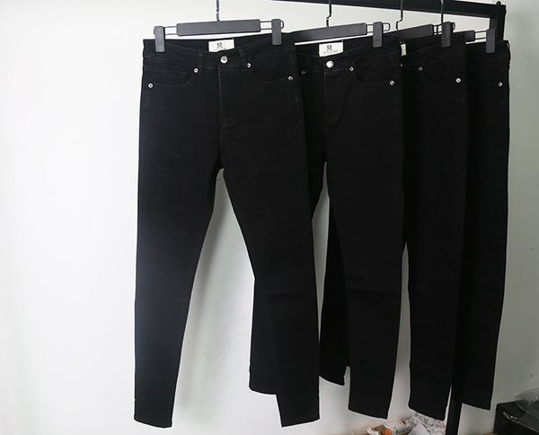 

high street kanye west jeans mens slim long pencil pants black rock hip hop fitting jeans hommes streetwear skinny jeans long trousers, Blue