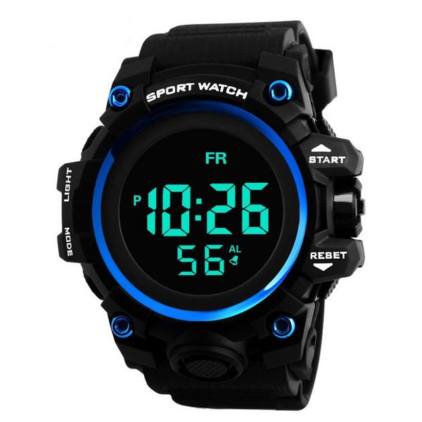 

relogio masculino luxury men analog digital sport led waterproof wrist watch 2018 erkek kol saati, Slivery;brown