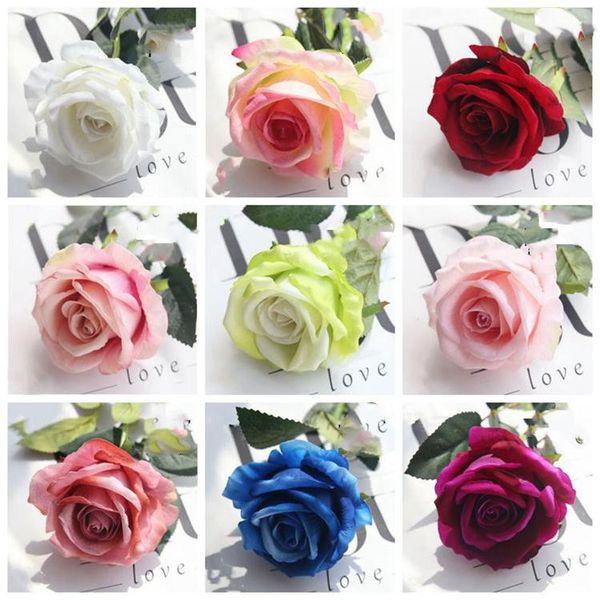 

artificial flower real touch rose flower artificial silk flower wedding home party decor bridal bouquet ysy44q