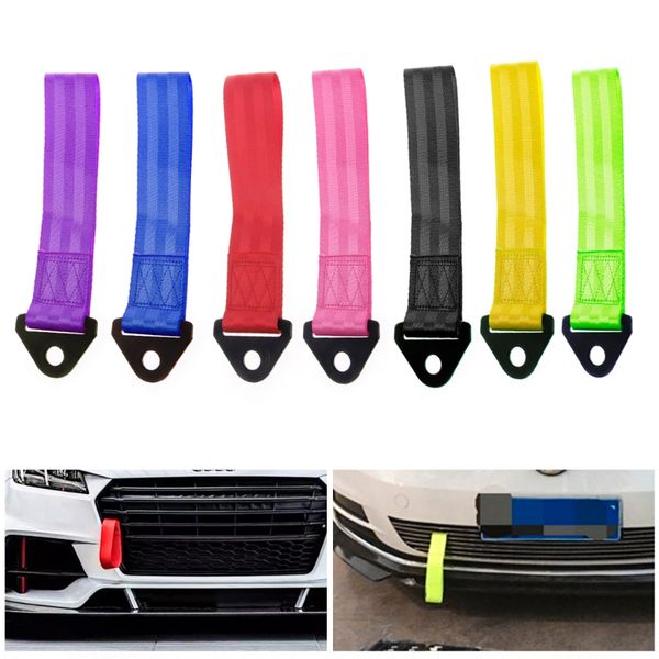 

new 1pc nylon tow eye strap racing car tow strap/high strength ropes/towing bar new drop shipping 10166