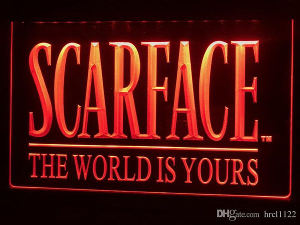 

C111b- Scarface The World Is Yours LED Neon Light Войти