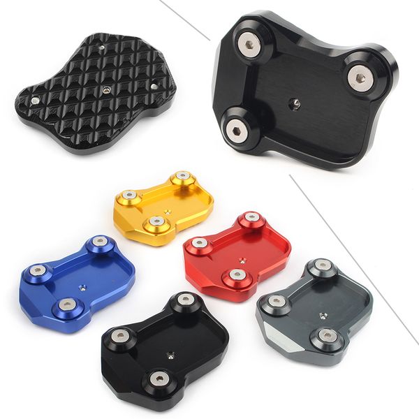 

motorcycle side stand enlarger plate kickstand enlarge extension pad support for cb650f cbr650f 2014 2015 2016 2017 2018