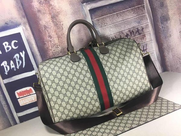 

New tyle fa hion men travel bag real leather keepall 45 bag outdoor cro body men houlder bag tote for woman 547953 w44xh27xd24