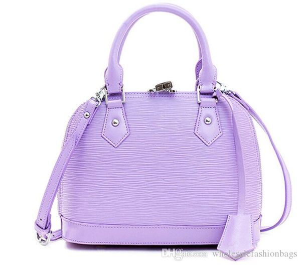 

brand new women real leather genuine calfskin shell small messenger shoulder bag tote purse luxury handbag y06