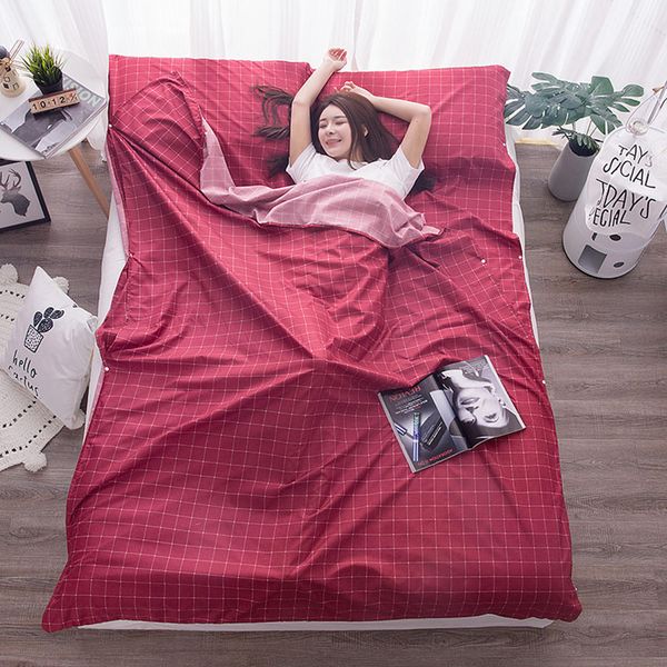 

outdoor portable envelope ultra light sleeping bag liner travel l camping hiking single / double healthy sleeping bag liner