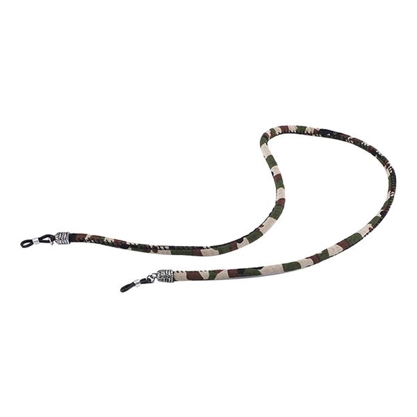 

reading holder camouflage rope long fashion cotton blend fixed lanyard eyeglass strap sports anti slip wear resistant decorative, Silver