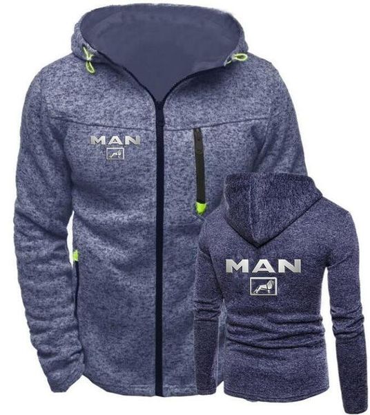 

2019 brand winter hoodies for men man truck car brand logo man zipper coat hoodies & sweatshirts jacket, Black