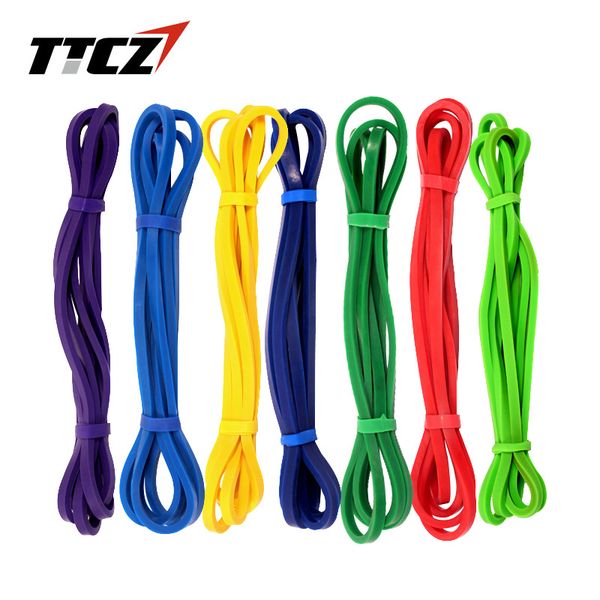 

ttcz fitness equipment cross fit loop pull up physical resistance bands 9 colors rubber expander bands pull belt 208cm