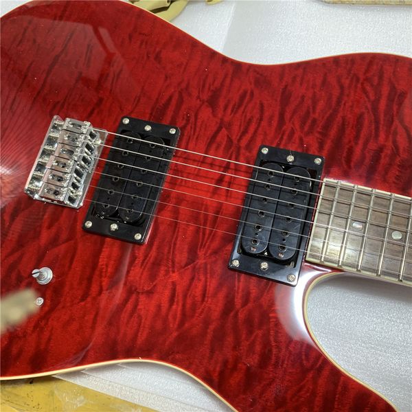 

guitar, tl style,ash body with maple neck,red color,custom electric guitar