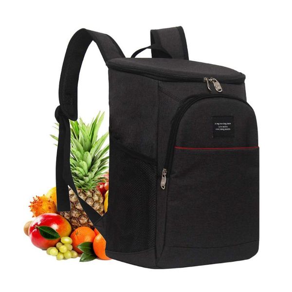 

oxford thermal lunch bag waterproof cooler pack family lunch picnic storage backpack fresh organizer thermal shoulder bags, Blue;pink