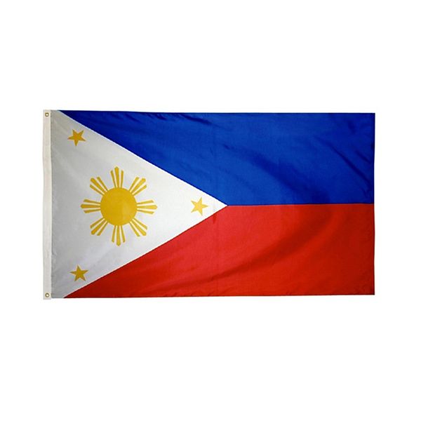 3x5 Filippine-bandiere, Crea il tuo design, Uso interno esterno Poliestere stampato digitale a doppia cucitura, Spedizione gratuita