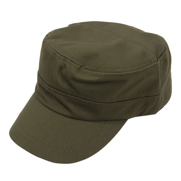 

stylish plain army cap castro cadet cap hat adjustable, Blue;gray