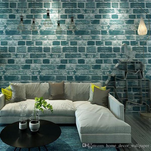 

modern vintage brick textured wallpaper for walls decor embossed 3d wall paper rolls for bedroom living room sofa tv background