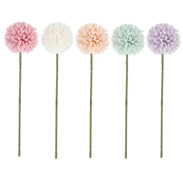 

6pcs heads dandelion artificial fake simulation flower bouquet wedding party wall decoration
