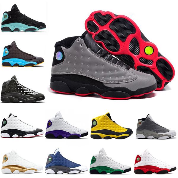 

new brand 13 lucky green island green men women basketball shoes 13s chris paul's day cp3 dmp 3m reflective sneakers us 7-13