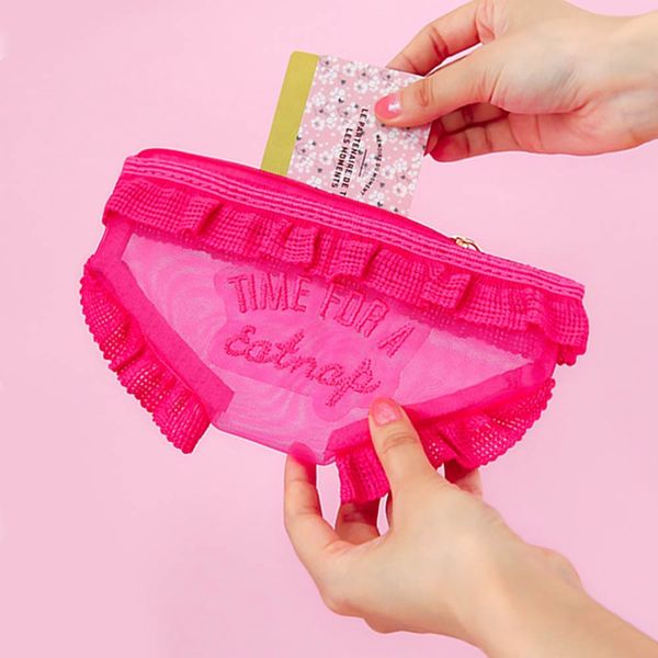 

1 pc network briefs makeup bag funny creative desgin cosmetic bag women portable make up girls fashion toiletry new