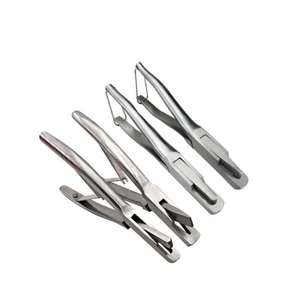 

veterinary pig ear mark pliers u type v type gap pliers stainless steel non-toxic simple operation pig anti-epidemic mark pliers