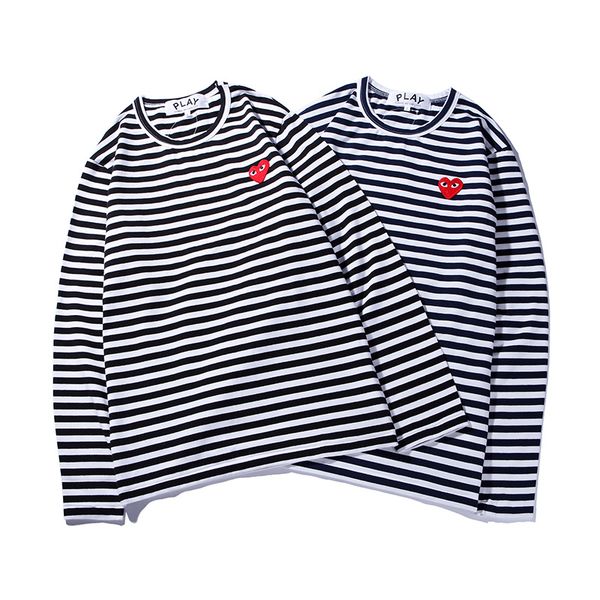 

Cdg play comme men de igner t hirt off with heart port tee hirt de garcon white pablo tripe hirt for ummer vetement