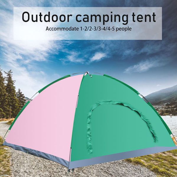 

pyramid tent for 1-5 people travel hanging bed camping multicolor oxford cloth hunting camping tent folding durable