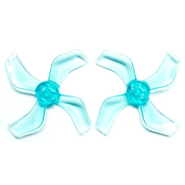 

gemfan 1636 40mm 4-blade 1.5mm mounting hole cw ccw propeller 8pcs - blue