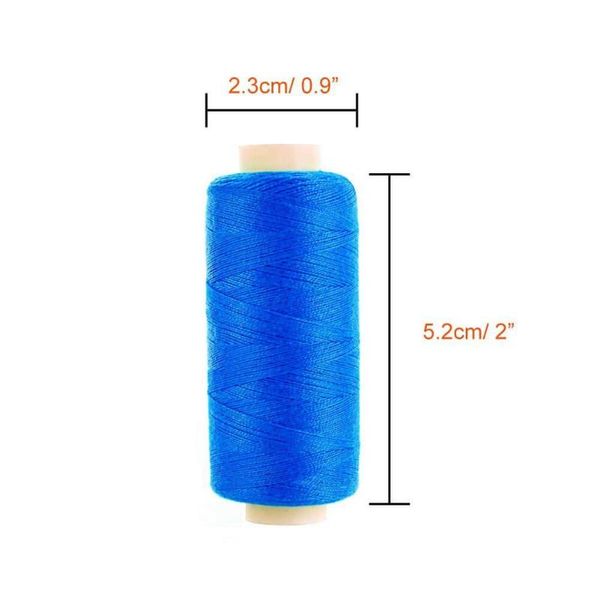 

60 assorted color polyester sewing thread spools 250 yards each, Black