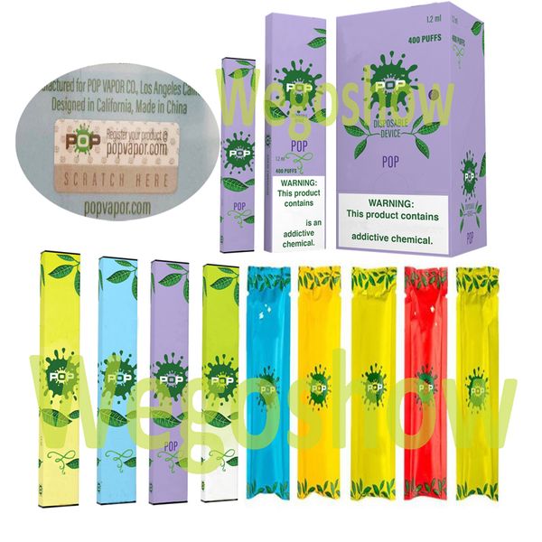 

19 Ароматизаторы Код безопасности Новый пакет Pop одноразовое устройство Starter Kit 280mAh Батареи 1,4 мл картриджи Vape Ezzy Hyppe Pen Xtra MR Vapor
