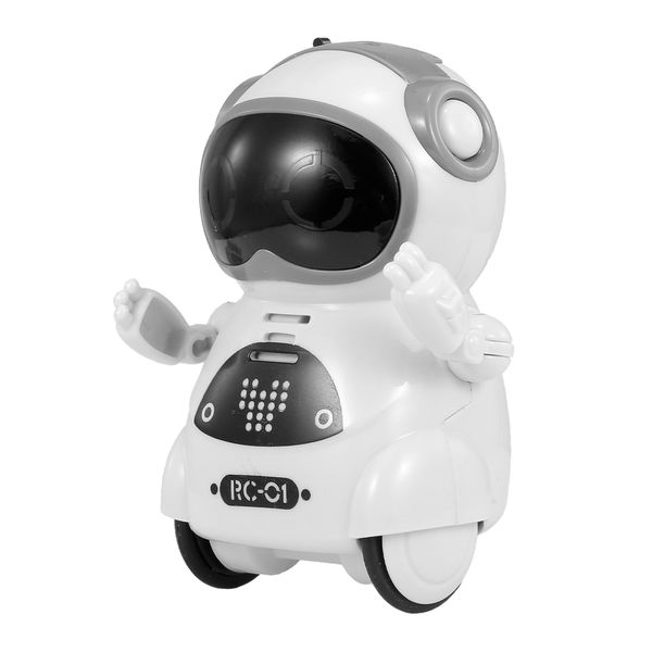 

goolsky 939a rc pocket talking interactive dialogue voice recognition record singing dancing telling story mini robot toy y200414