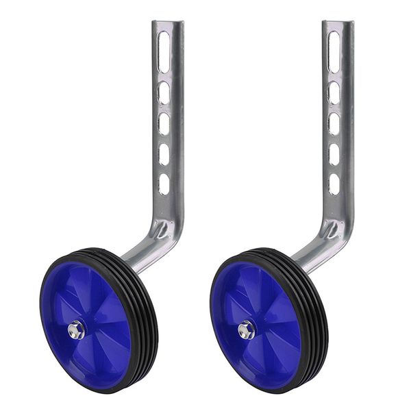 

bicycle cycle universal bike stabilisers children child kid training wheel 12" -20" blue